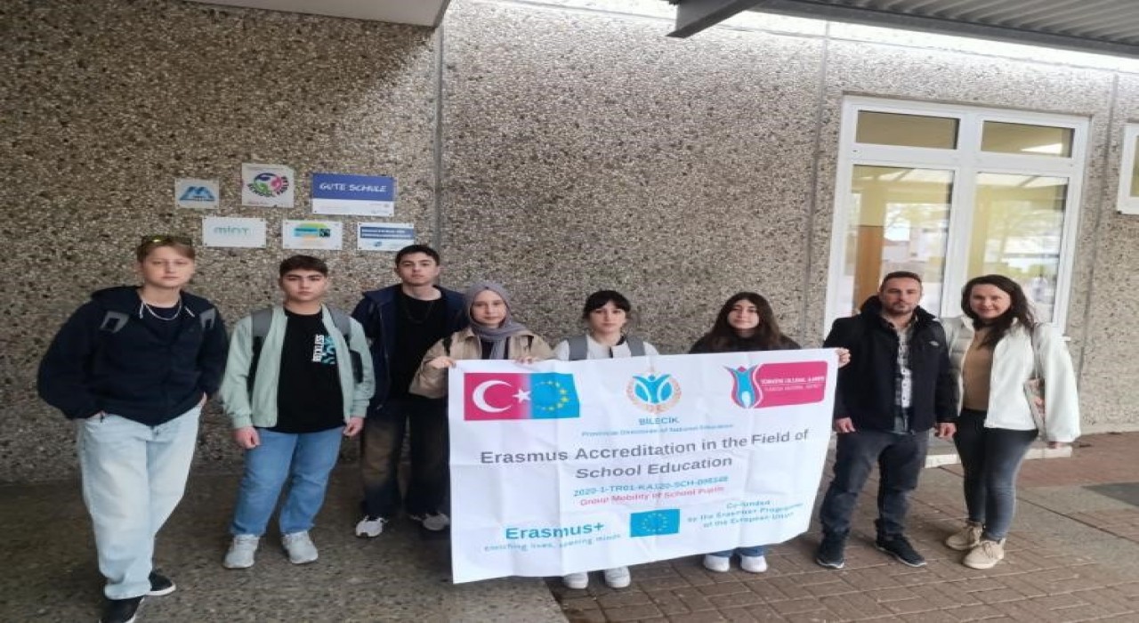 Bilecikli öğrenciler Almanyada Erasmus hareketliliği katıldı