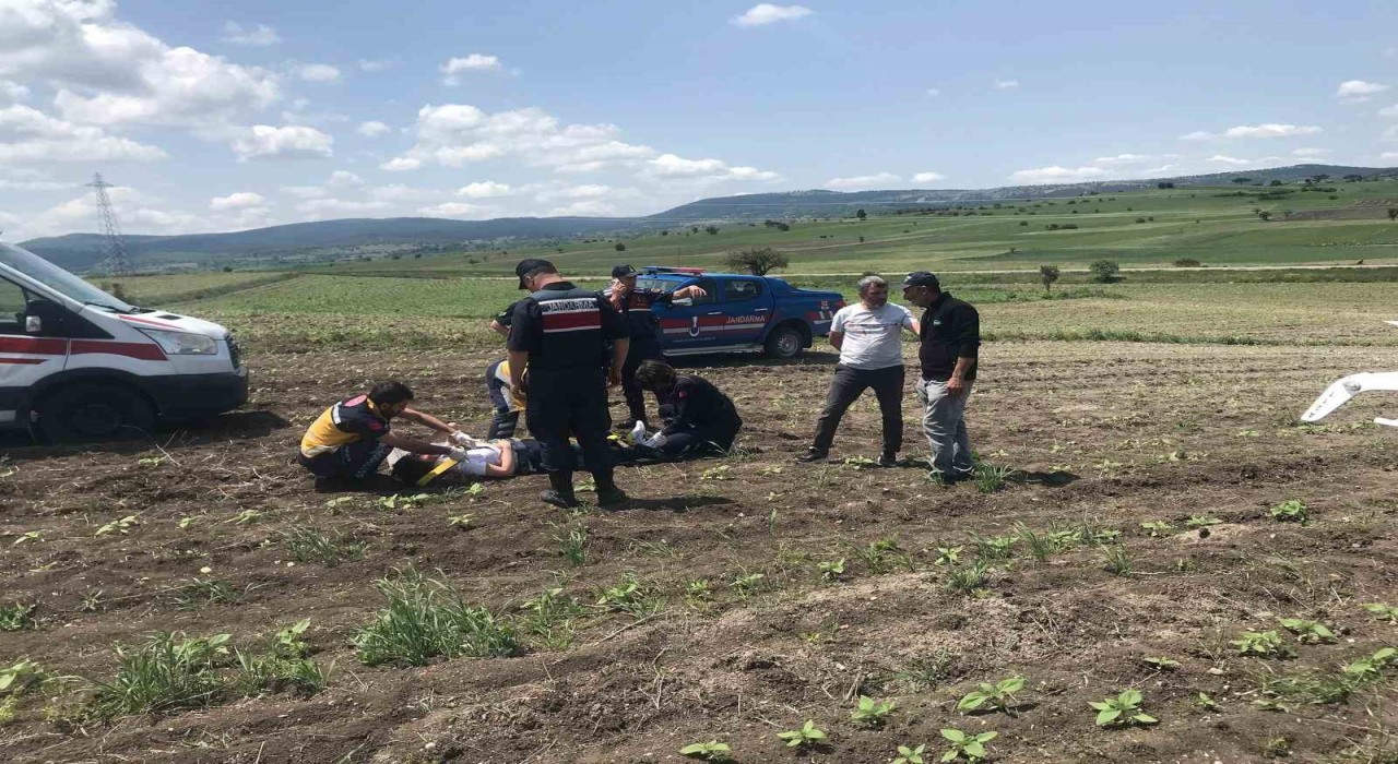 Bilecikte uçak kazası