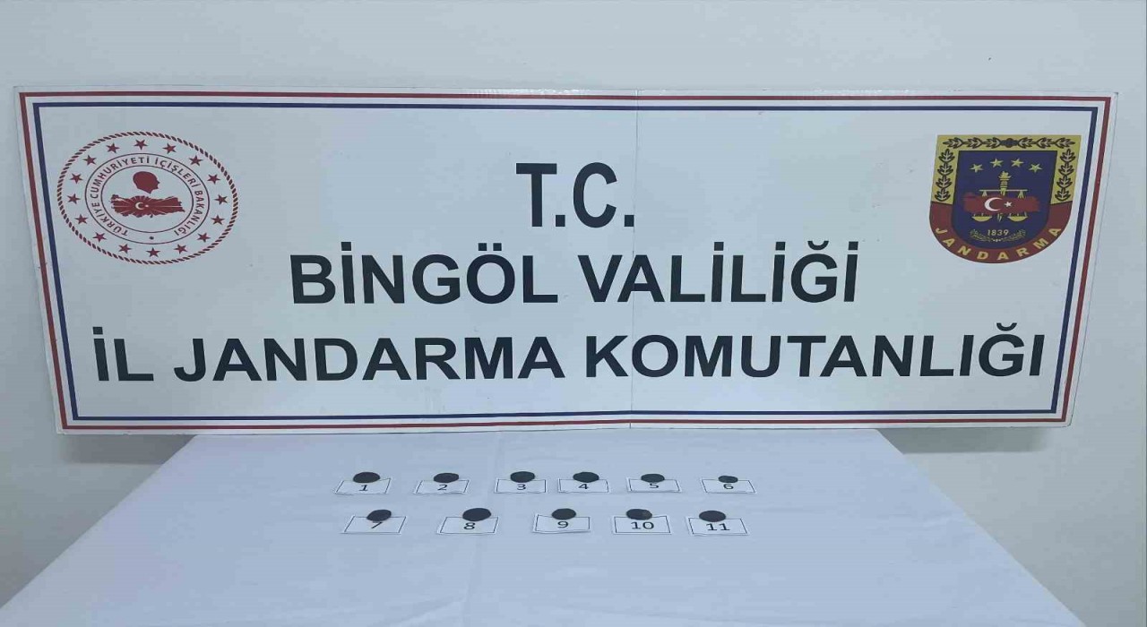 Bingölde jandarmanın dikkati tarihi eser kaçakçılığını önledi