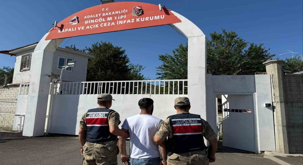 Bingölde kesinleşmiş hapis cezası bulunan şahıs yakalandı