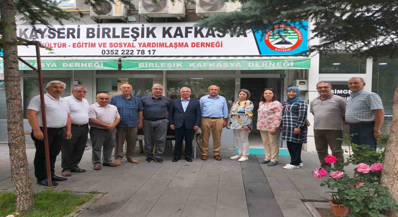 Birleşik Kafkasya Derneğinden Kaymakam Dönmeze veda