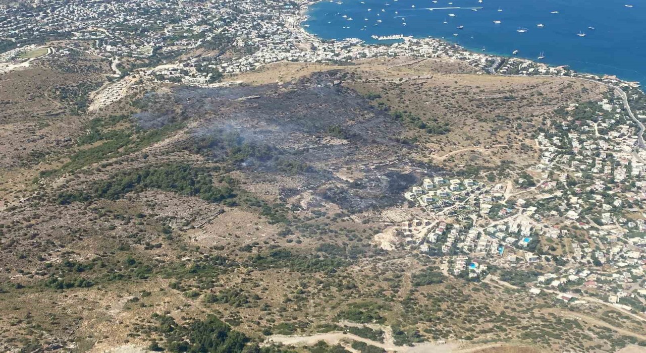Bodrum Türkbükü yangını kontrol altına alındı
