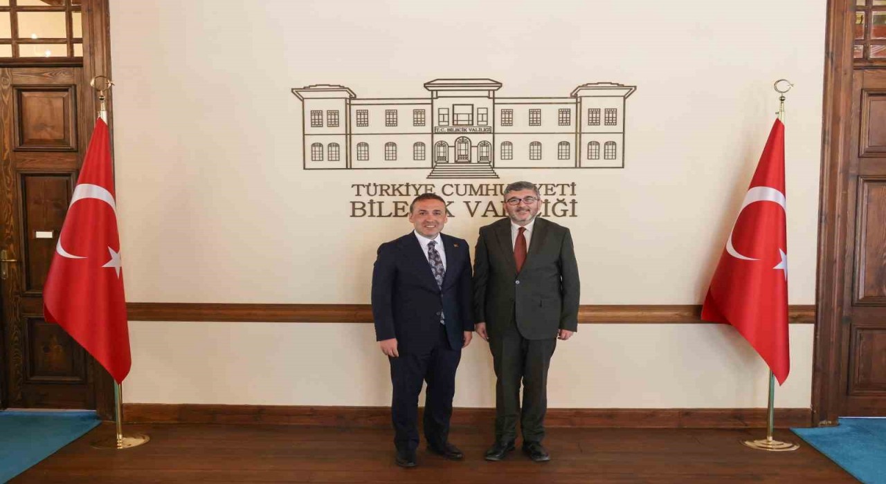 BŞEÜ Rektörü Kaplancıklıdan göreve yeni başlayan Vali Sözere ziyaret