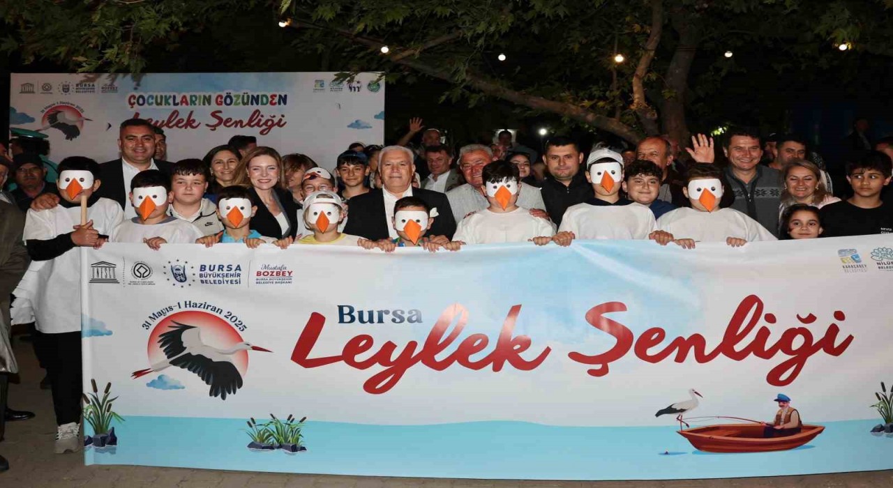‘Bursa Leylek Şenliği büyük bir coşkuyla başladı