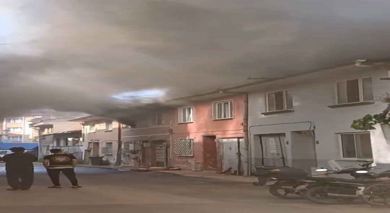 Bursada bir daire alevlere teslim oldu