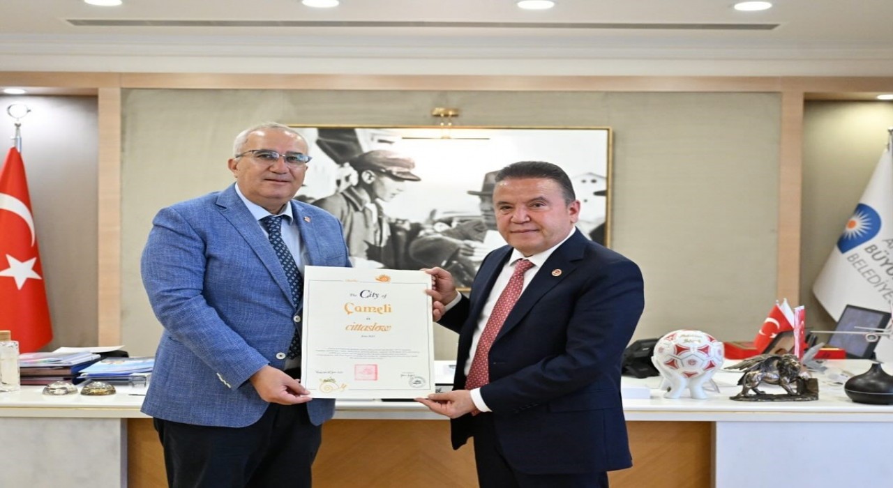 Çamelinden Başkan Böceke ‘Sakin Şehir teşekkürü