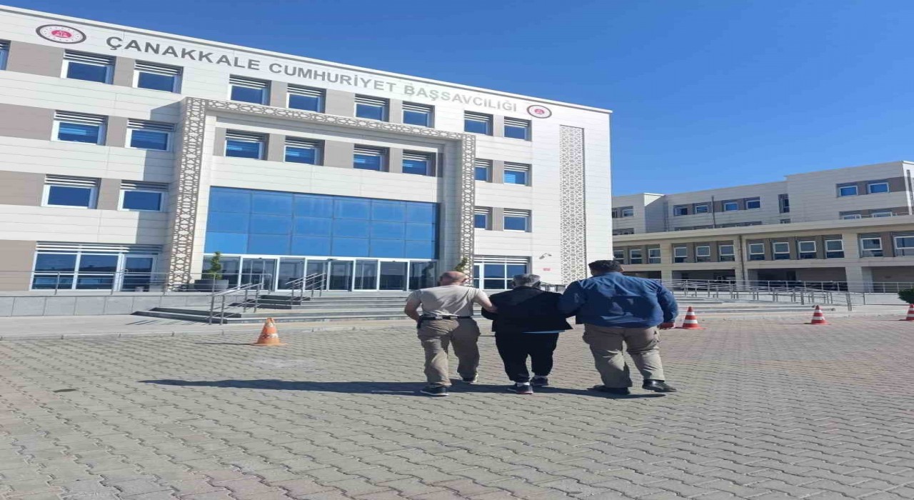 Çanakkalede aranan ve 6 yıl kesilmiş cezası olan şüpheli yakalandı