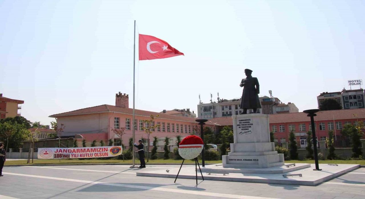 Çanakkalede Jandarmanın 186ncı kuruluş yıl dönümü kutlandı