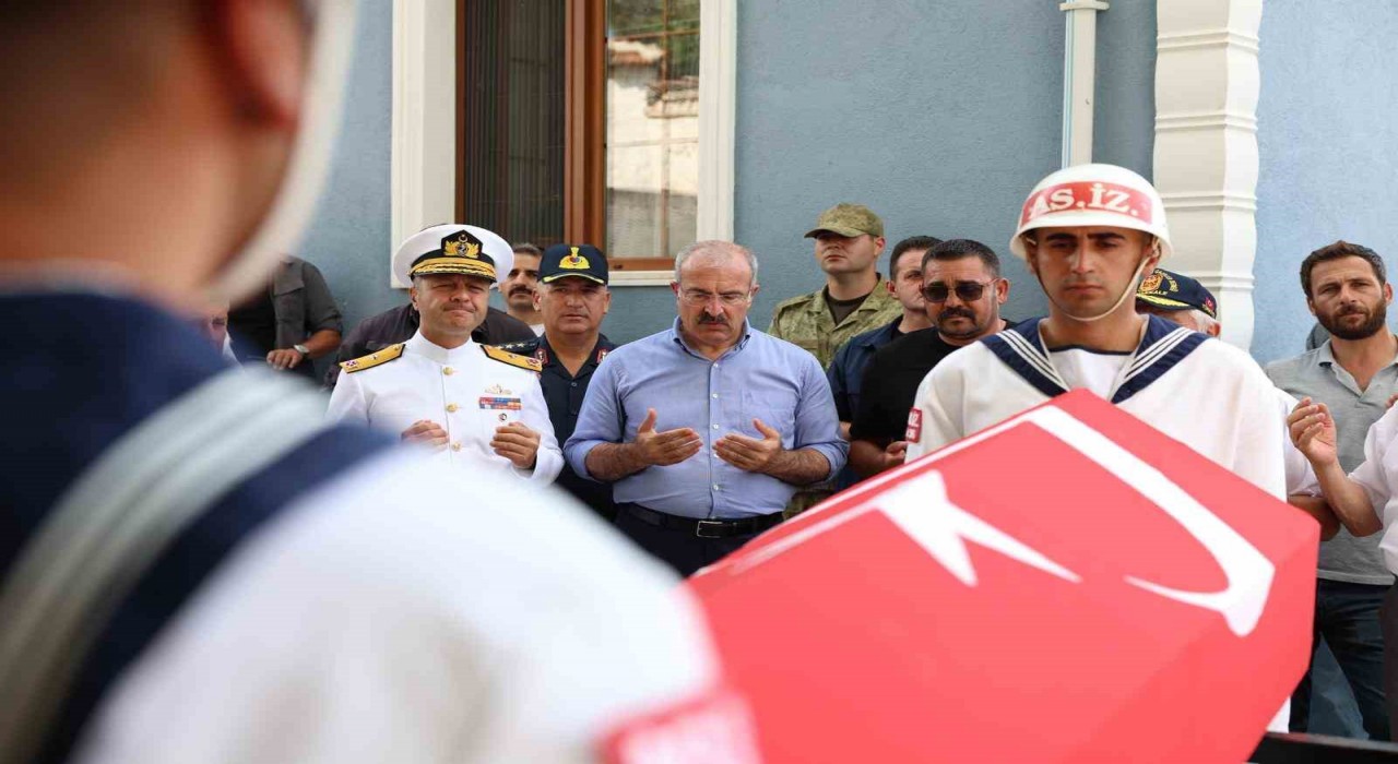 Çanakkalede Kıbrıs Gazisi Mustafa Canbaz son yolculuğuna uğurlandı