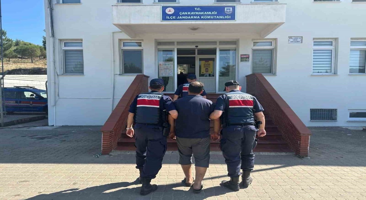 Çanda yangına neden olan şüpheli hakkında adli işlem başlatıldı
