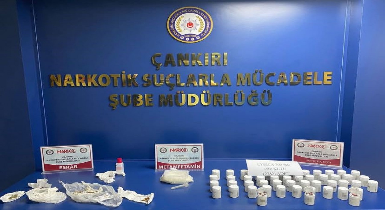 Çankırıda uyuşturucuyla yakalanan 2 şüpheli tutuklandı