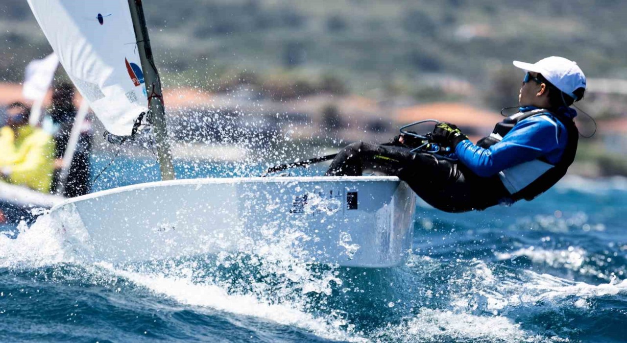 Çeşme 2025 Optimist Avrupa Şampiyonasında 3. gün yarışları tamamlandı