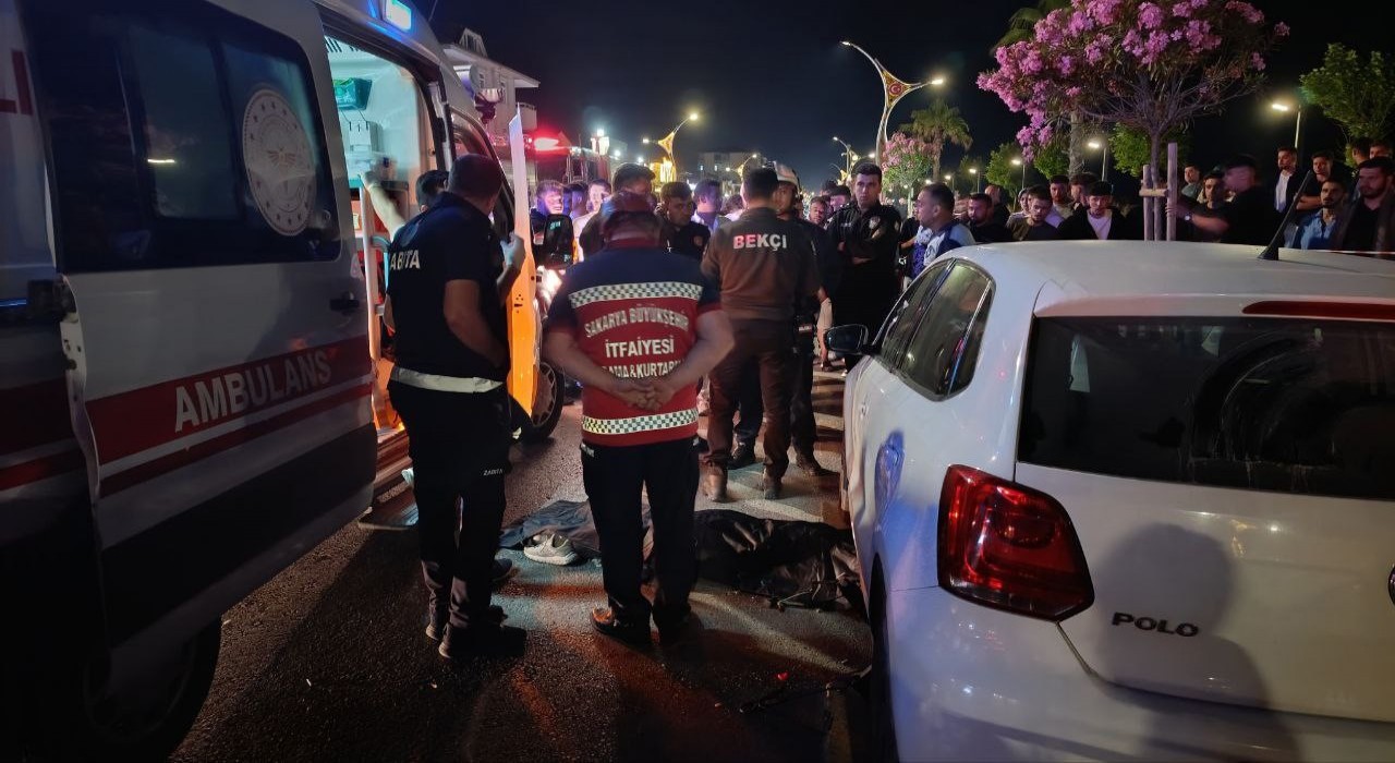 Çöp atmaya giden kadına çarpıp olay yerinden kaçtı