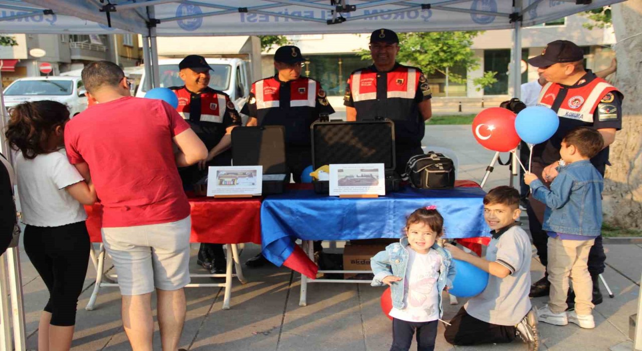 Çorumda Jandarma teşkilatının 186. kuruluş yıldönümü coşkuyla kutlandı