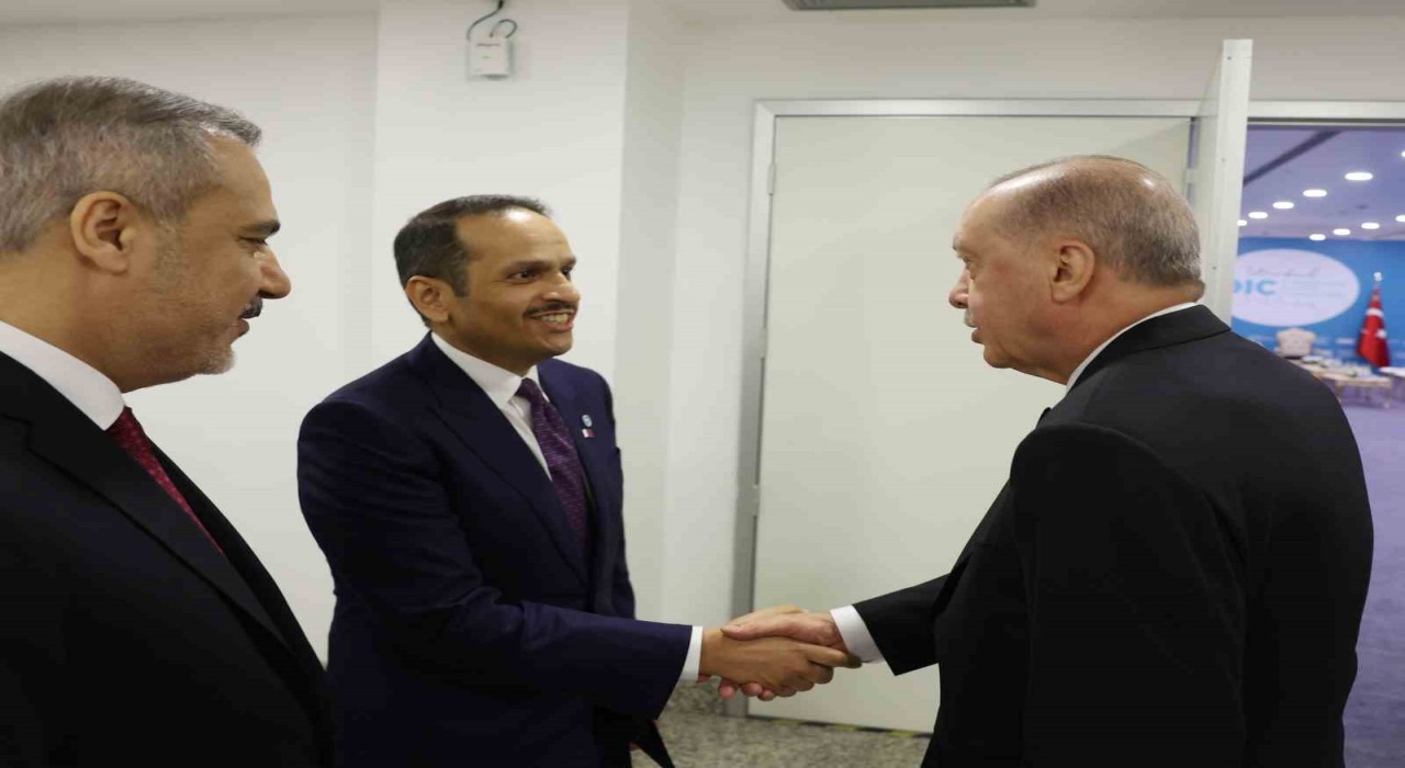 Cumhurbaşkanı Erdoğan, Katar Başbakanı Muhammed Abdurrahman Al- Thaniyi kabul etti