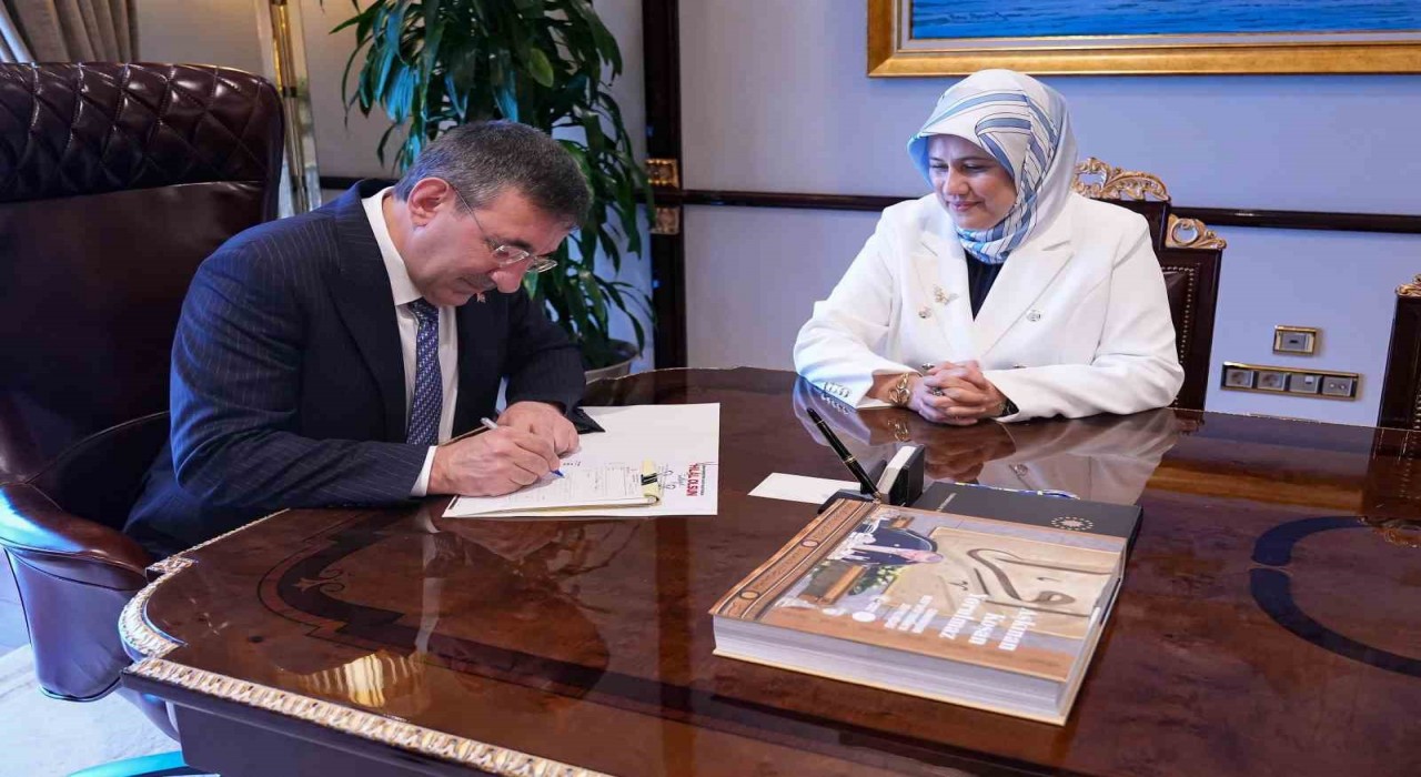 Cumhurbaşkanı Yardımcısı Yılmaz kurban vekaletini Türk Kızılaya verdi