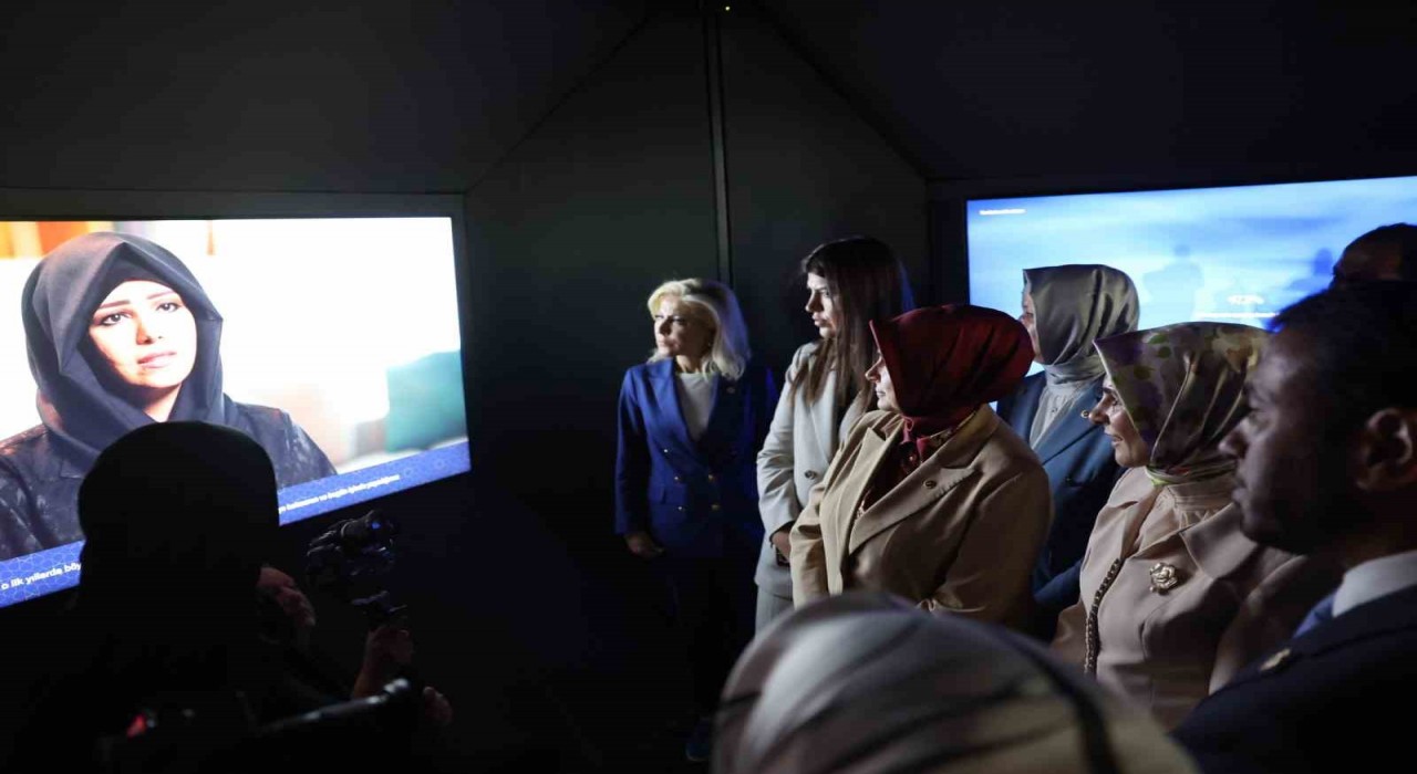 Cumhurbaşkanlığı Millet Kütüphanesinde Ulusun Annesi Dijital Sergisi açıldı