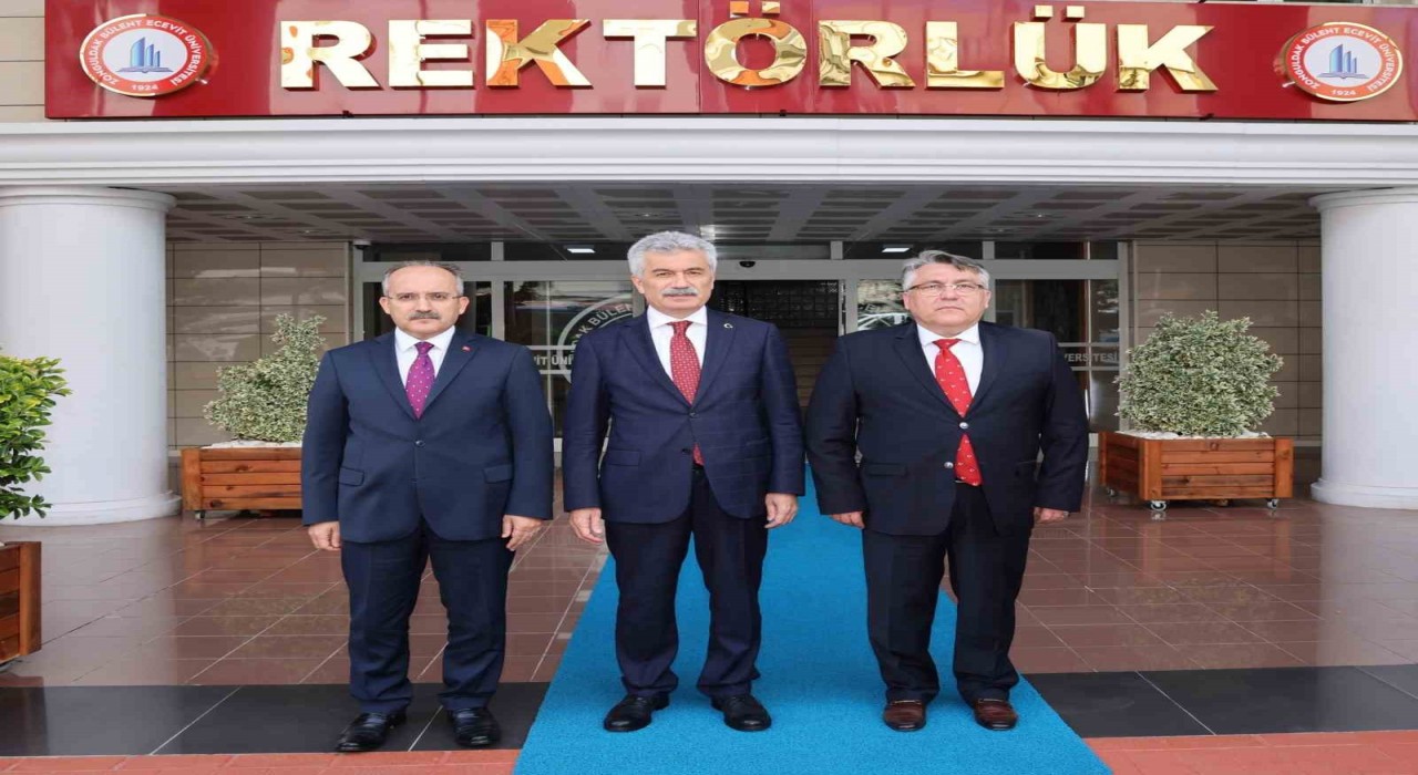 Danıştay Başkanı Yiğitten Rektör Özölçere ziyaret