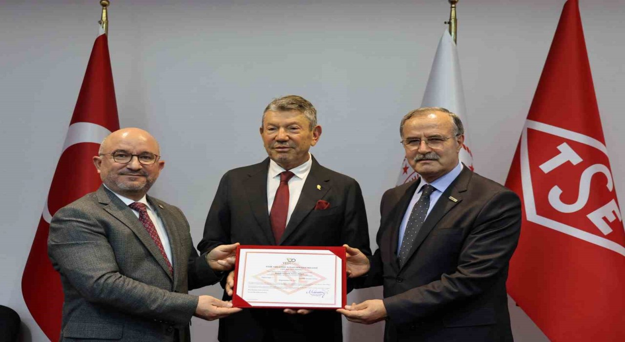 Denizli OSB, TSEnin Yeşil OSB Sertifikasını almaya hak kazandı