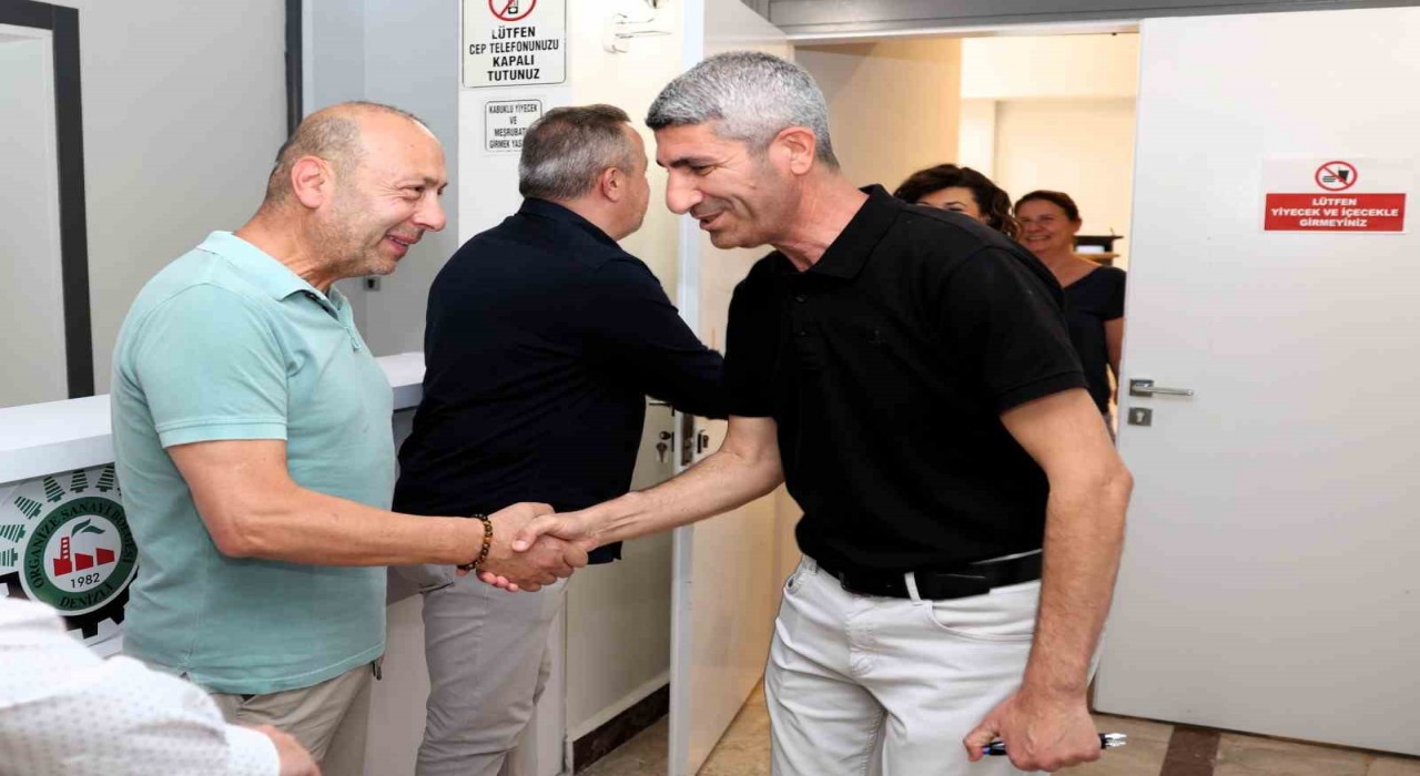 Denizli OSBde geleneksel bayramlaşma programı yapıldı