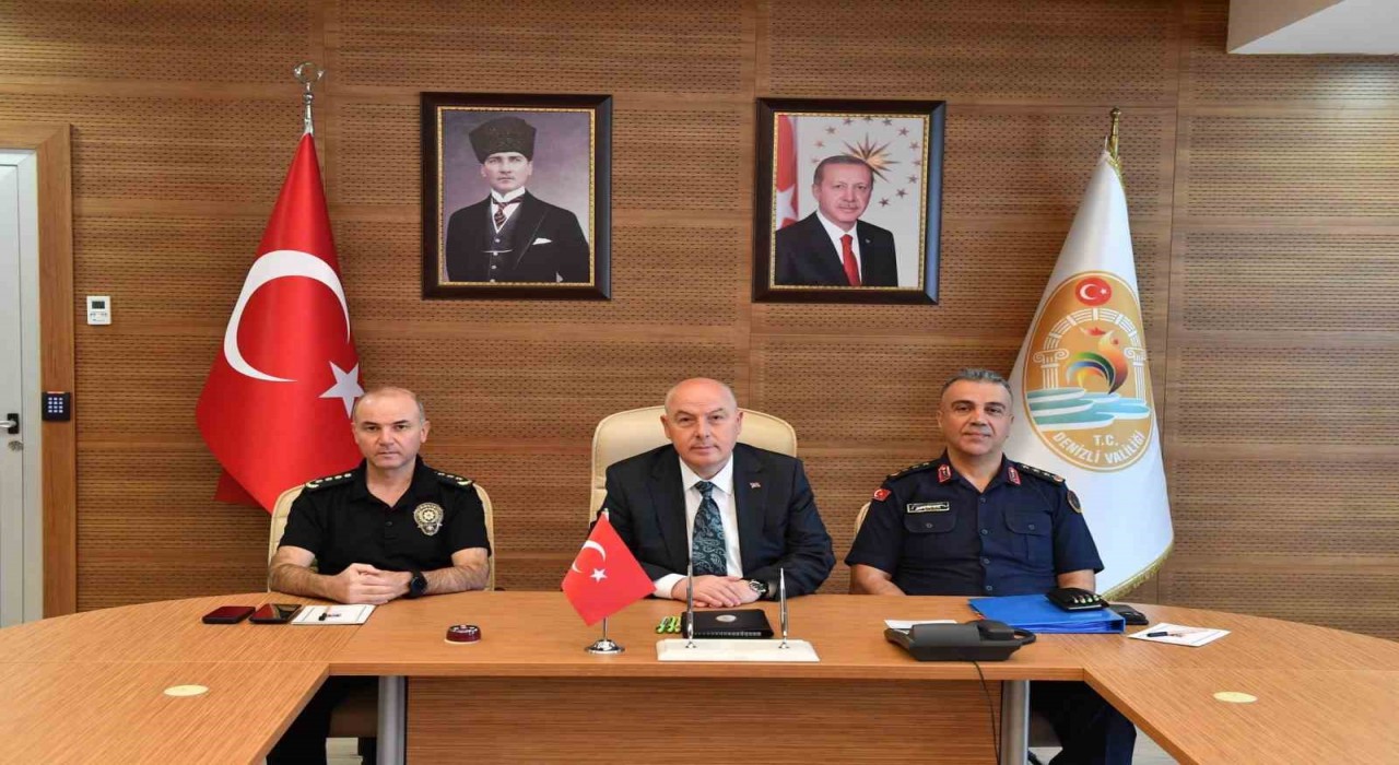 Denizli Valisi Coşkun, 2025 yılı Mayıs ayı asayiş verilerini paylaştı