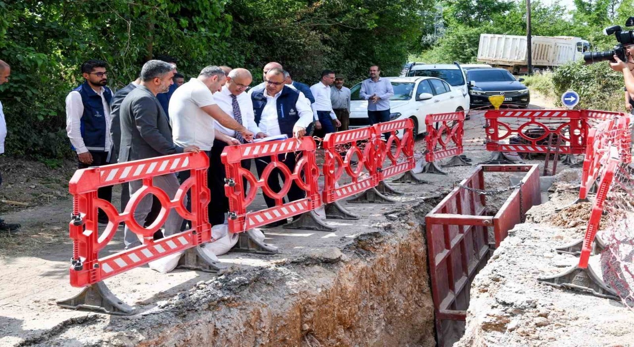 Dilek Mahallesine dev altyapı yatırımı