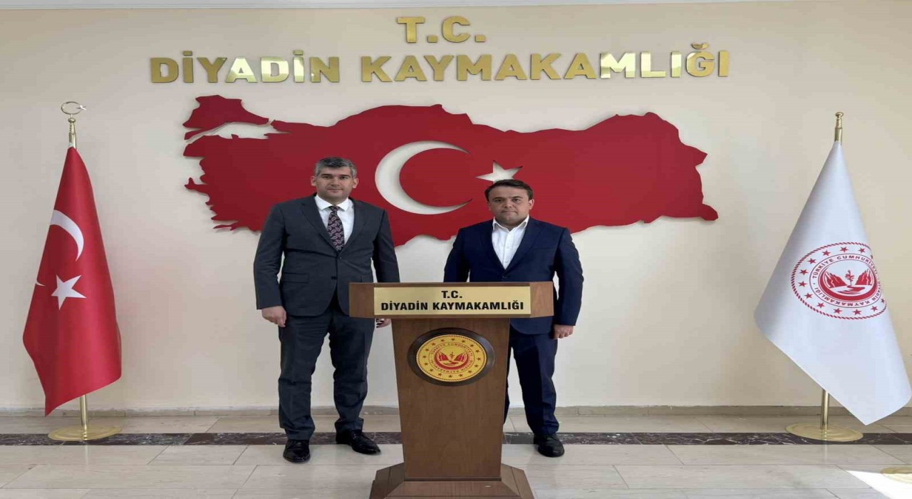Diyadin Kaymakamı Korkusuza ayırlı olsun ziyareti