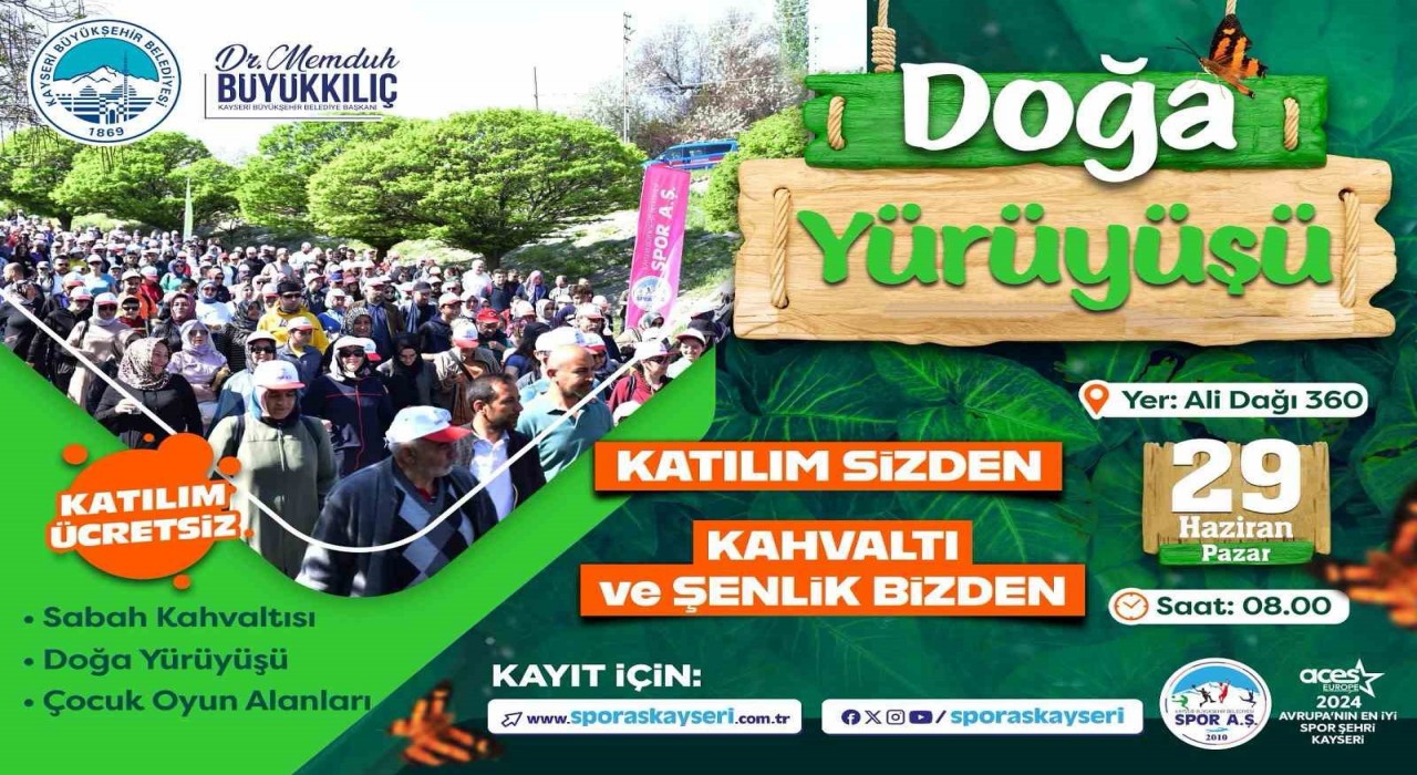 Doğa yürüyüşüne davet