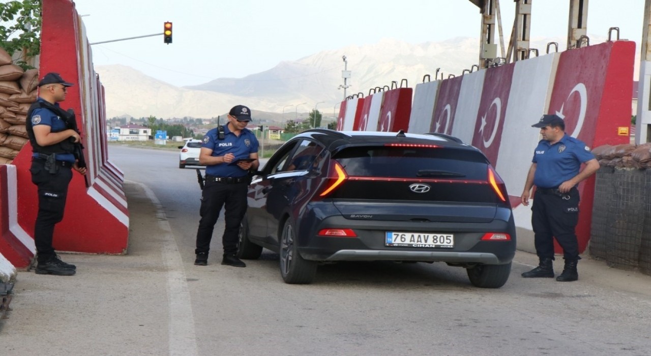 Doğubayazıtta bayram öncesi trafik denetimi
