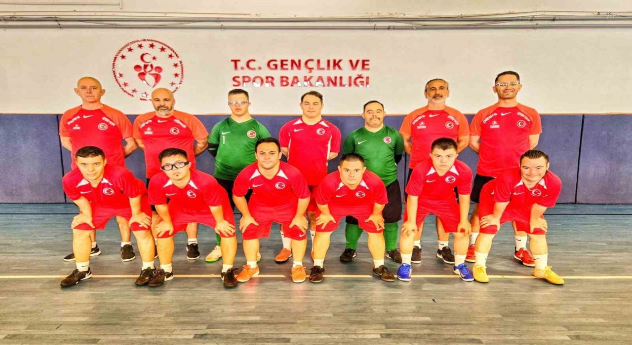 Down Sendromlu Futsal Milli Takımında hedef üst üste 3. kez Avrupa şampiyonluğu