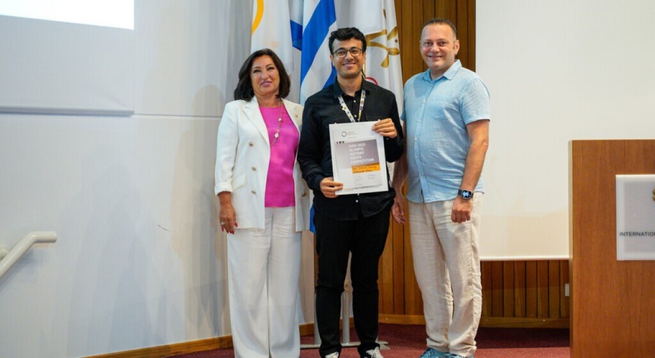 DPÜlü öğrenciye Uluslararası Olimpiyat Komitesinden ödül