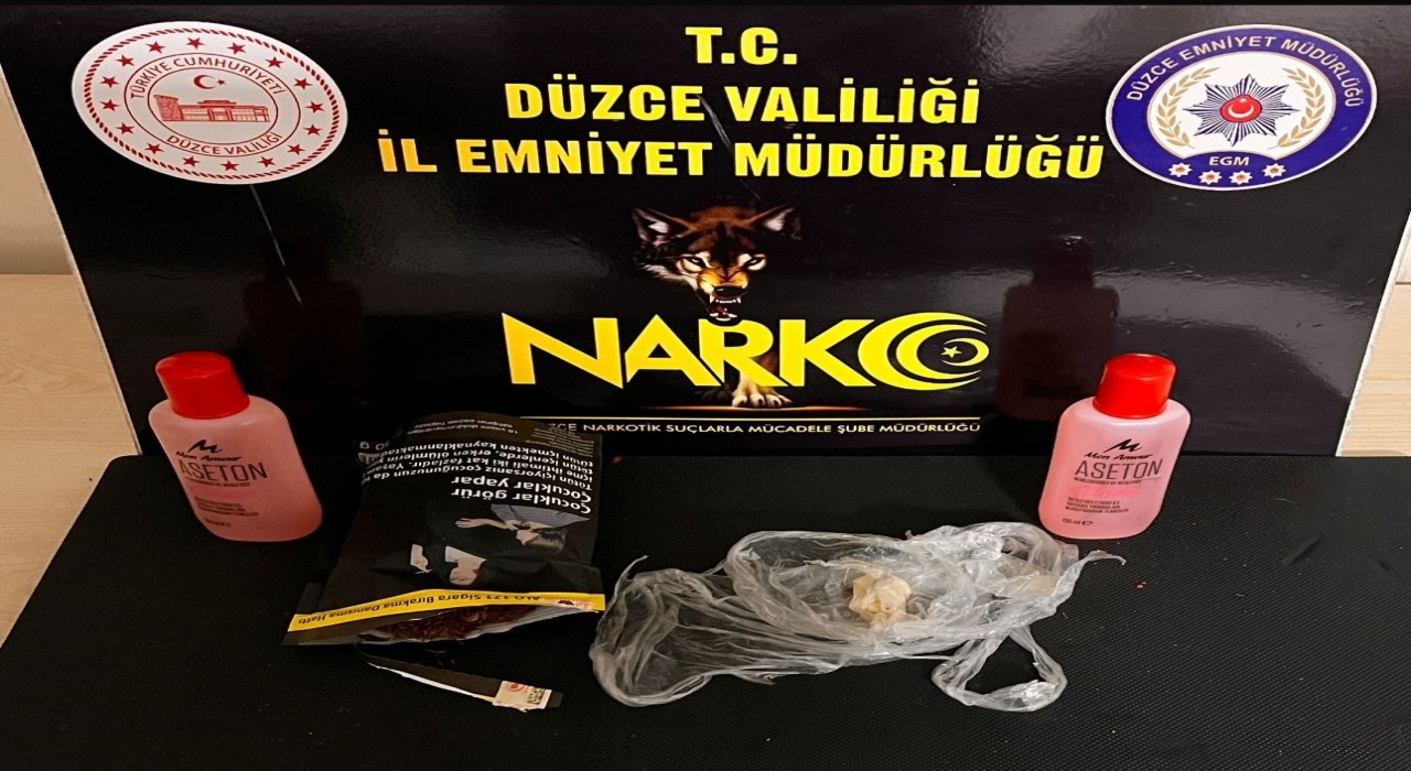 Düzcede uyuşturucu operasyonu: 1 kişi tutuklandı