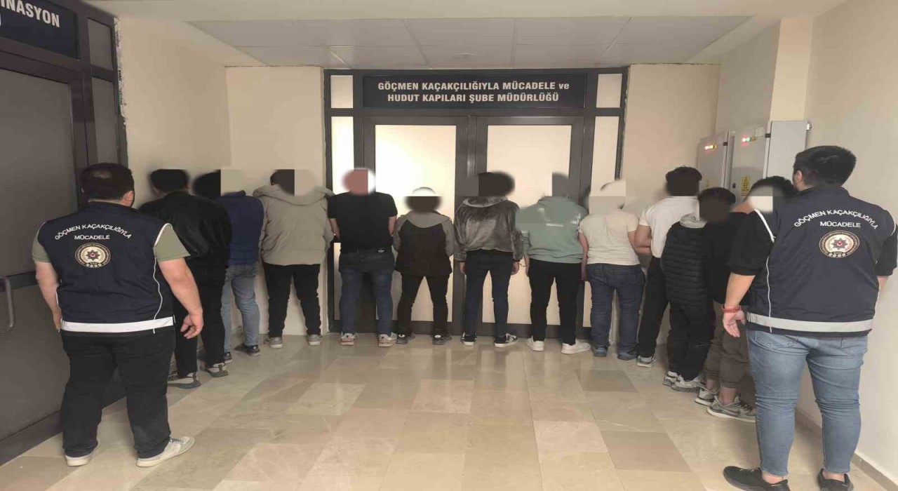 Düzensiz göçmen operasyonunda 9 kişi yakalandı