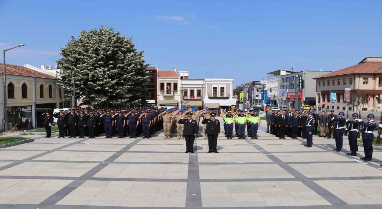 Edirnede Jandarma Teşkilatının kuruluşunun 186. yılı törenle kutlandı