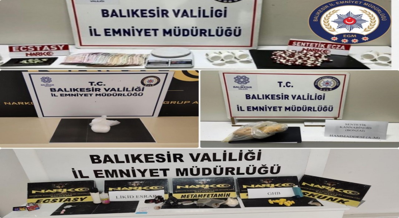 Edremitte uyuşturucu operasyonu