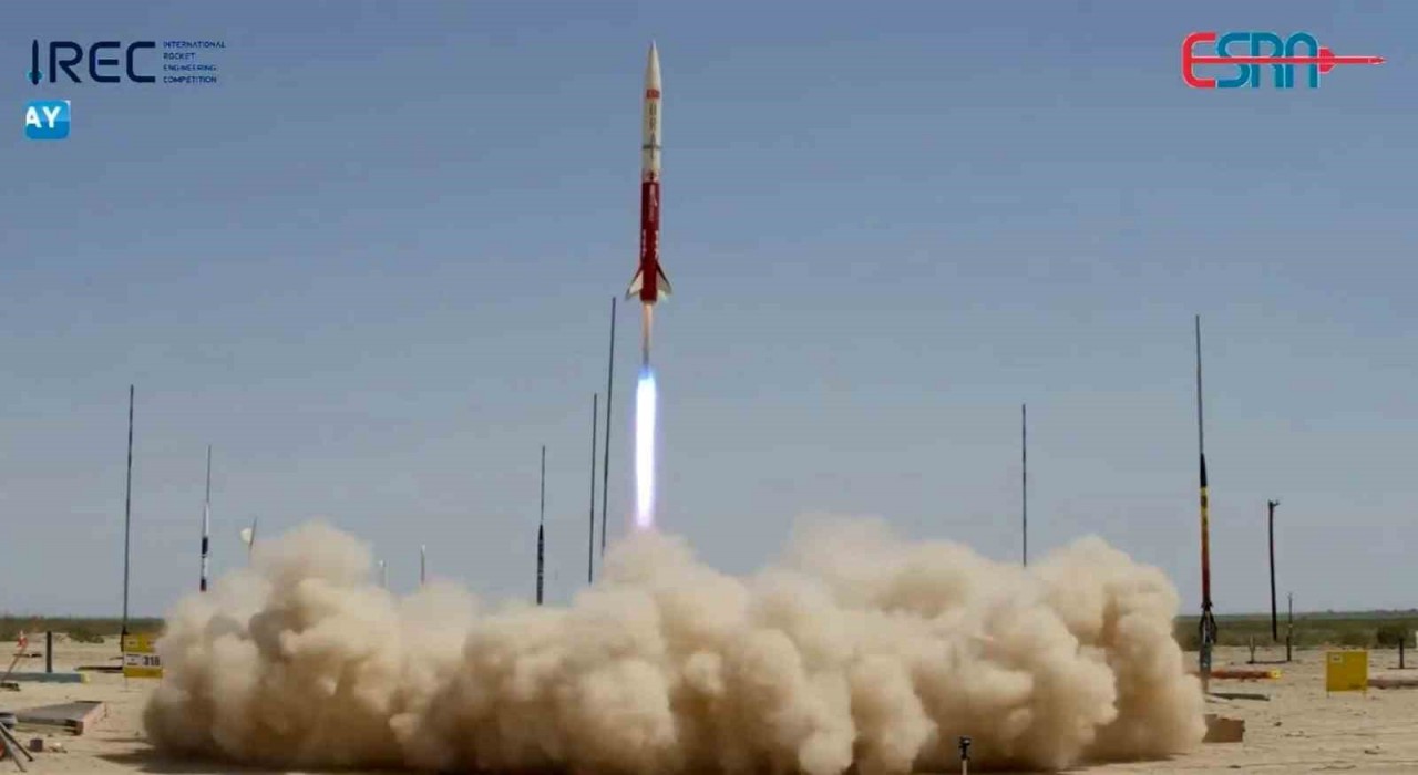 Ege Aerospace Takımı tarafından geliştirilen URAL roketi ABDde başarıyla fırlatıldı