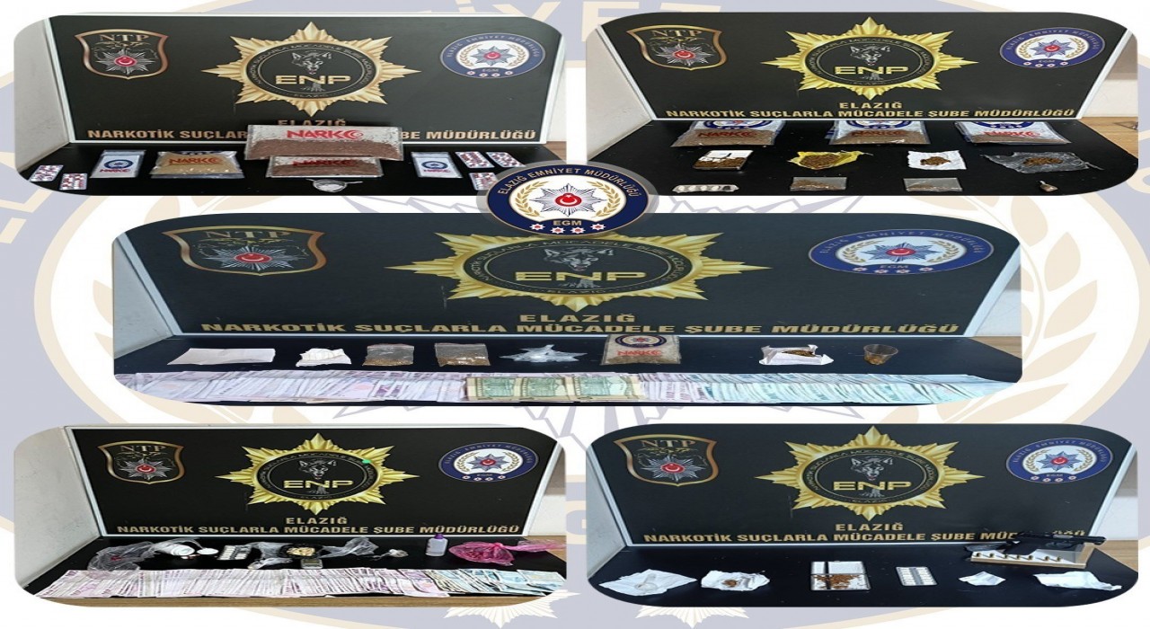 Elazığda uyuşturucu operasyonu: 11 tutuklama