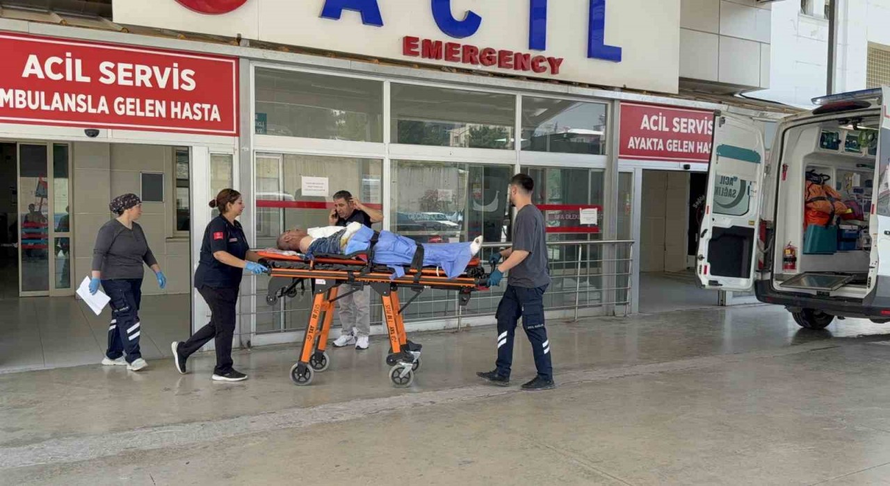 Elektrik akımına kapılan işçi yaralandı