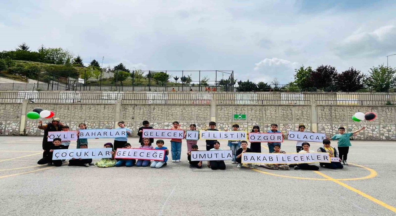 Elmadağda Filistin programı düzenlendi