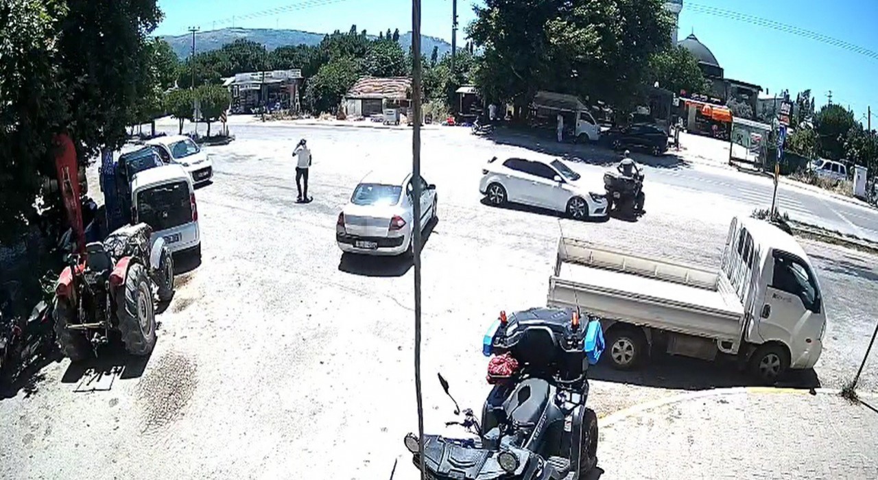Erdekte korkutan kaza: Takla atan ATVden sağ kurtuldu