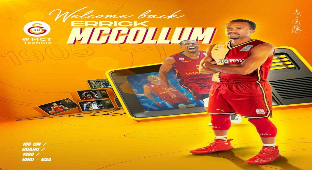 Errick McCollum yeniden Galatasarayda