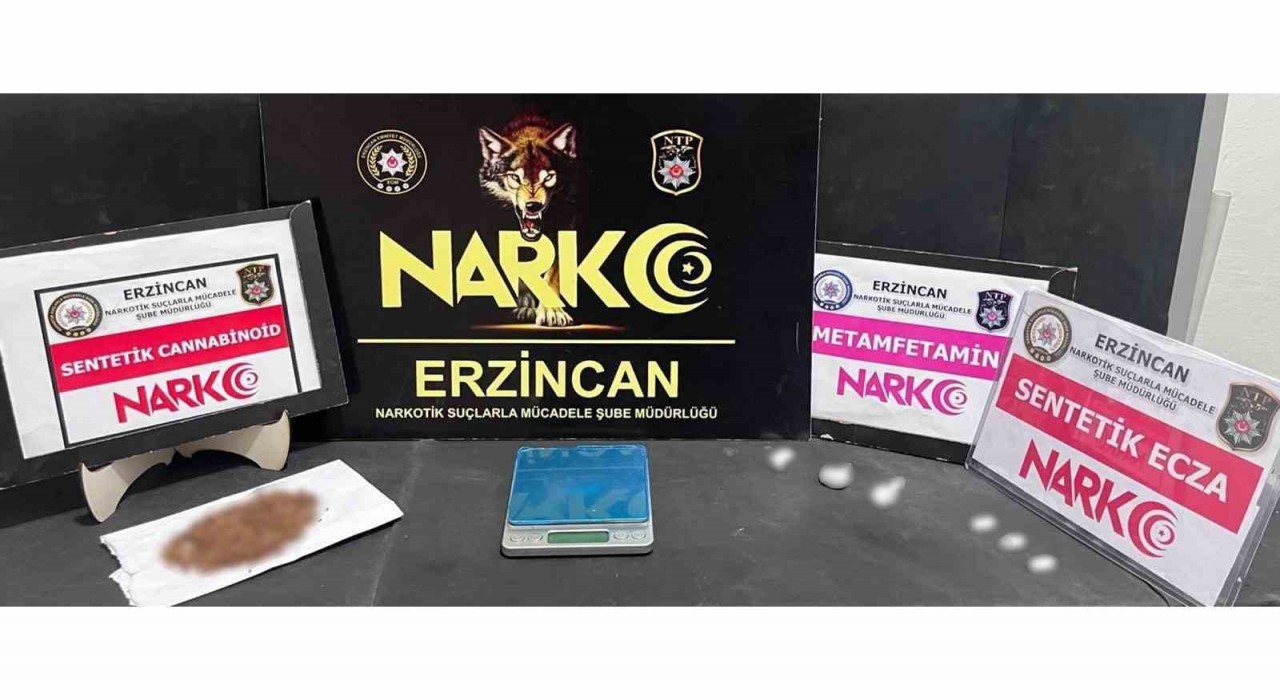 Erzincanda uyuşturucu operasyonu
