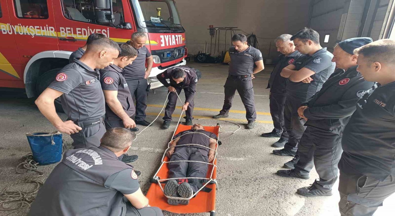 Erzurum İtfaiyesinin ortalama varış süresi 4 dakika 28 saniye
