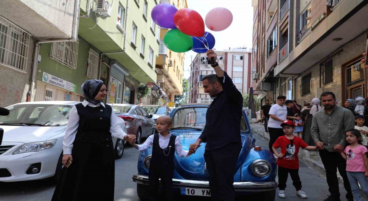 Esenler Belediyesinden kanseri yenen 7 yaşındaki Selim için anlamlı etkinlik