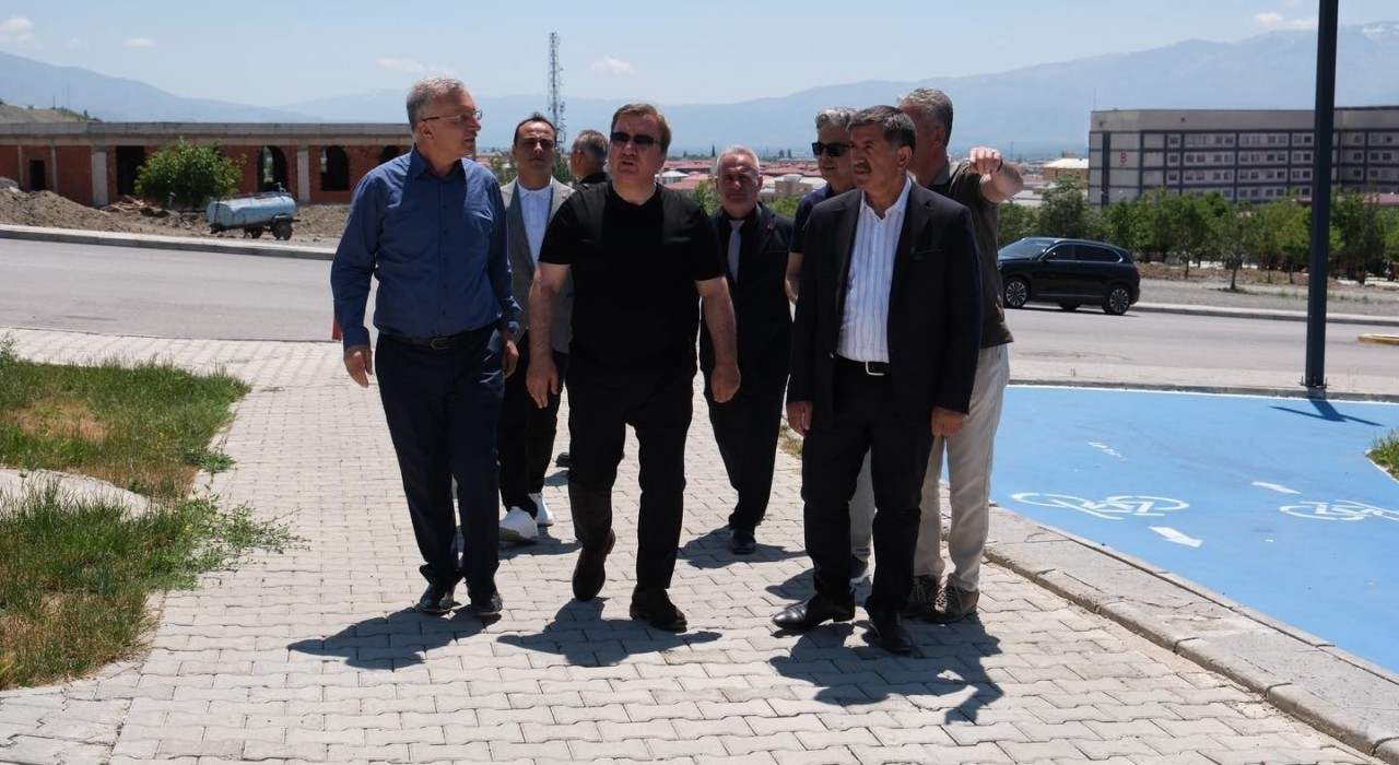 Esentepede devam eden çalışmalar incelendi