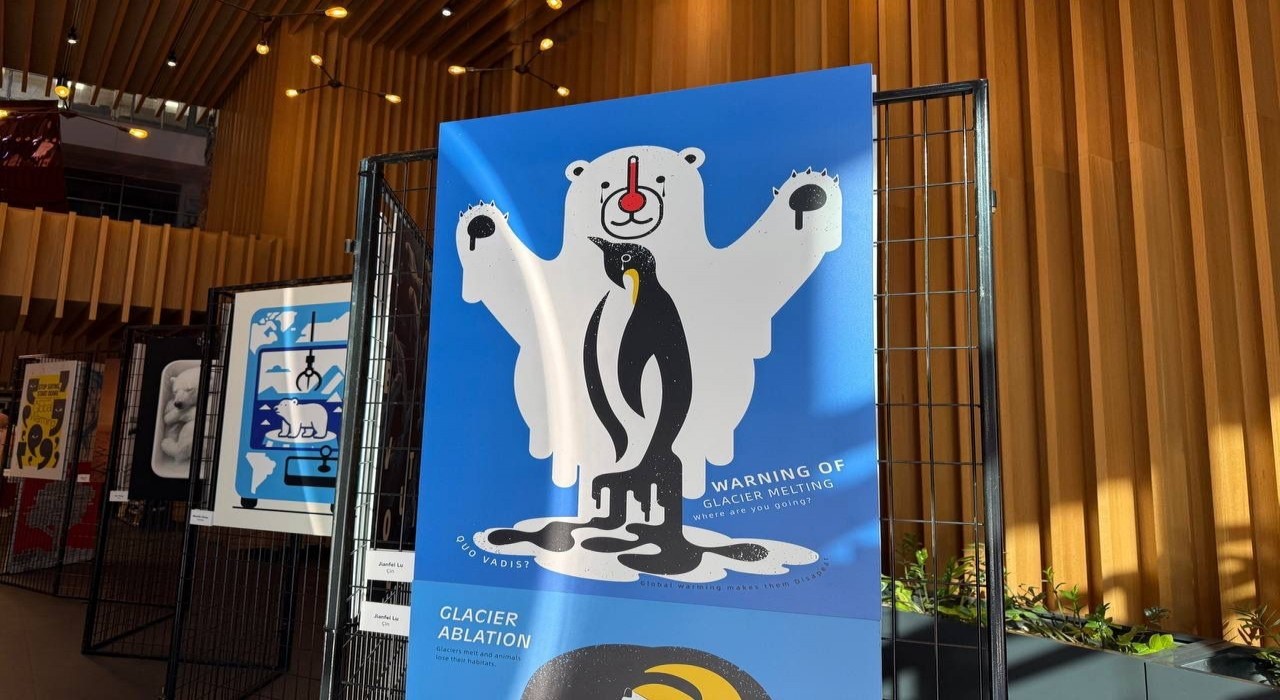 Fatihte küresel ısınma temalı Posterist Sergisi açıldı