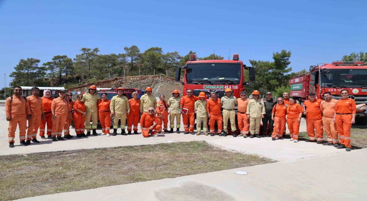 Fethiyede orman yangını gönüllüleri ile toplantı yapıldı