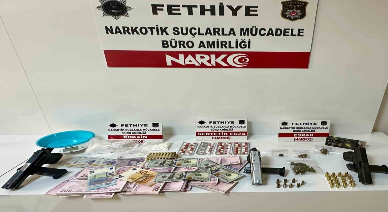 Fethiyede uyuşturucu operasyonu: 5 tutuklama