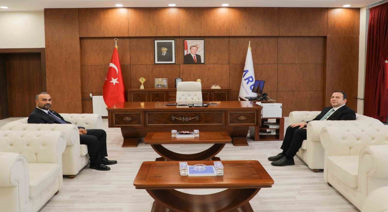 Garnizon Komutanı Şahinden Rektör Akkayaya ziyaret