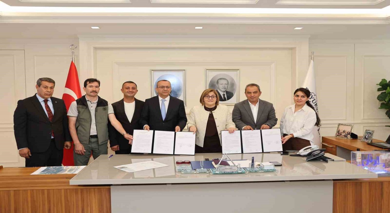 Gaziantep büyükşehirden yeni yeşil alan çalışması